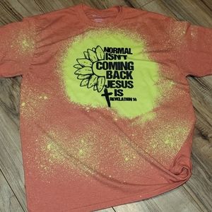 Reborn Creations - Bleached - Normal isn't coming back Jesus is. Size Large.